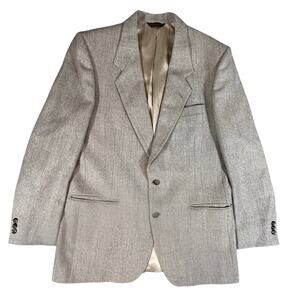 Rue Royale Designed by Nino Cerruti 100% Wool Sport Coat Blazer Made in USA Tan